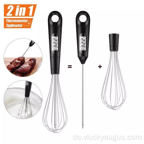 2 in 1 bequemes digitales Fleisch Futterthermometer